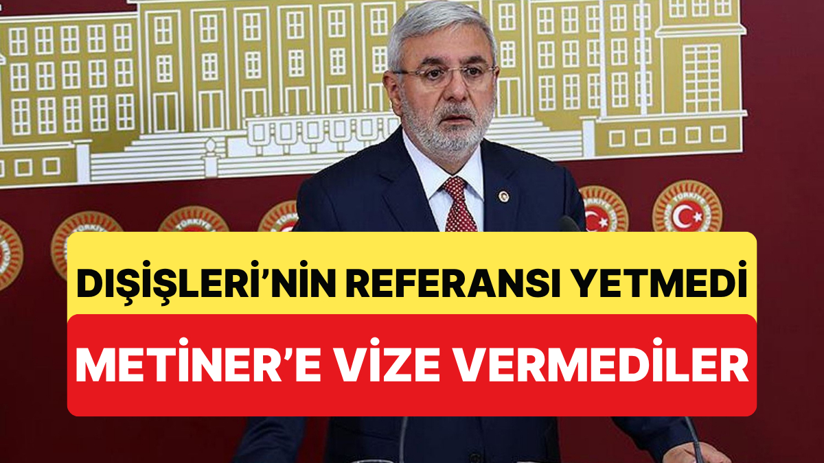 AKP'li Mehmet Metiner, Dışişleri'nin Referans Yazısına Rağmen Vize Alamadı: "Bekletilmem Onur Kırıcı"