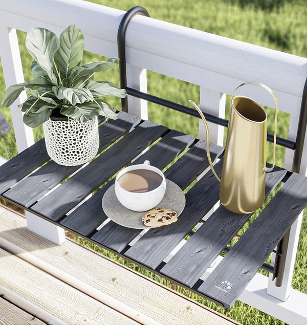 Fonksiyonel Minimalizm: Bino Askılı Balkon Masası