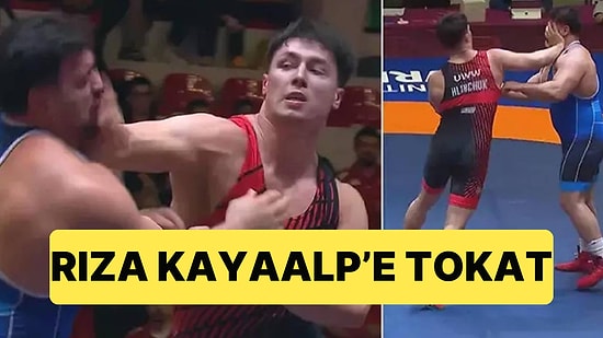 Rıza Kayaalp'e Tokat Atan Rakibi Diskalifiye Oldu, Kayaalp Finale Yükseldi