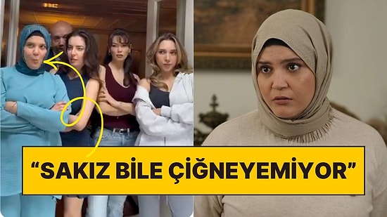 Kızılcık Şerbeti'nin Setinde Nilay Feyza Civelek'in 'Sakız Çiğneme Rolü' Yapamayışı Goygoycuların Diline Düştü