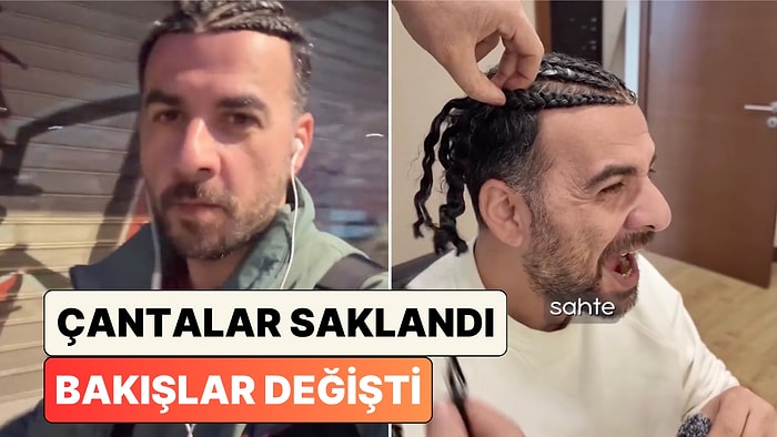 Farklı Görünmenin Bedeli: Melih Abuaf Saçına Mısır Örgüsü Yaptırıp Halkın Tepkisini Ölçtü