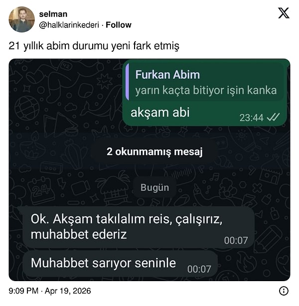 Geç olsun güç olmasın...