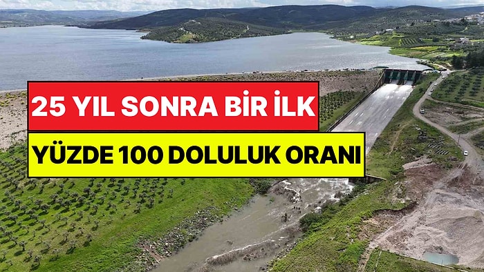 25 Yıl Sonra Bir İlk Yaşandı: Baraj Doluluk Oranı Yüzde 100'e Ulaştı, Kapaklar Açıldı