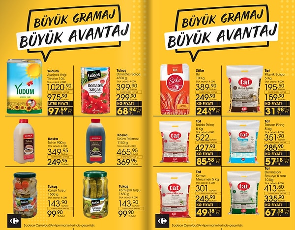 Yudum Ayçiçek Yağı Teneke 10 lt CarrefourSA Kart ile 975,90 TL