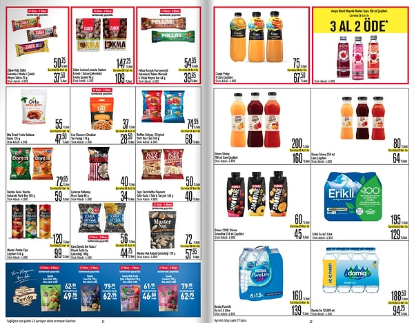 Avoya Blend Meyveli Maden Suyu 250 ml Çeşitleri CarrefourSA Kart ile 3 AL 2 ÖDE