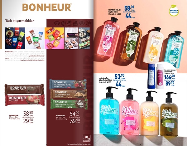 Bonheur Meyve Bar Çeşitleri 29,90 TL