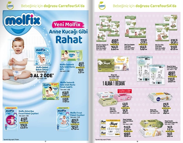 Sleepy Islak Havlu Çeşitleri 1 Alana 1 Bedava