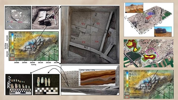 Toprağın 3 ila 6 metre altında gizemli duvarlar ortaya çıktı