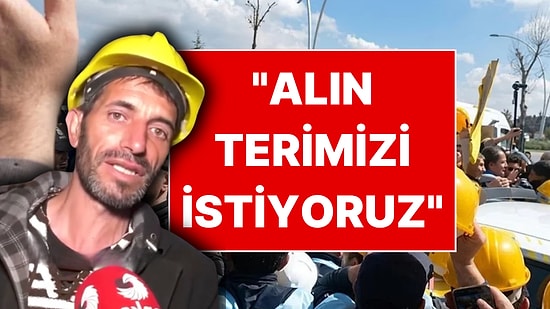 Maden İşçisi İsyan Etti: "Hakkımızı İstiyoruz"