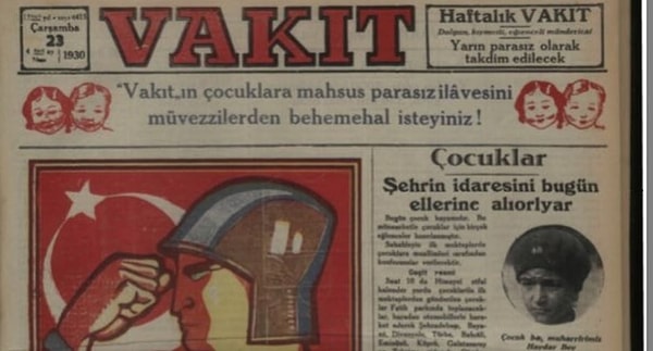 4. 1930 – Vakit: Vakit Gazetesi, bayramın çocuklara adanmış yönünü ön plana çıkarıyor