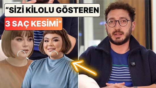 Mesele Saç Modeliniz Olabilir! Bir Kuaför İnsanı Olduğundan Daha Kilolu Gösteren Saç Modellerini Paylaştı