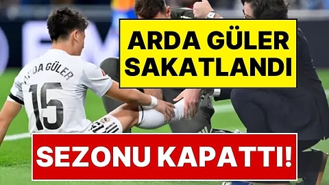 Dünya Kupası Öncesi Şok Gelişme! Milli Futbolcumuz Arda Güler Sakatlandı, Sezonu Kapattı!
