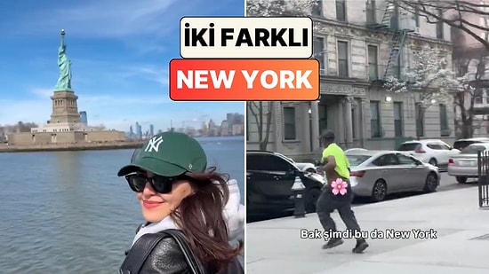 Aynı Şehir Bambaşka Hayatlar: Bir Kadın New York'un İki Farklı Yüzünü Gösterdi