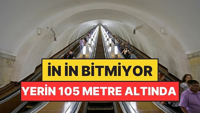 Metroya Binmek İçin Yerin 105 Metre Altına İniyorlar