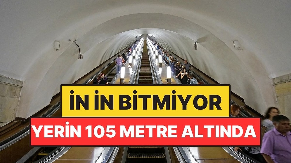 Metroya Binmek İçin Yerin 105 Metre Altına İniyorlar