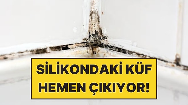 Silikondaki Siyah Küfler Dakikalar İçinde Çıkıyor: 1 Doğal Malzeme Yeterli