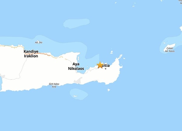 Muğla açıklarında, Richter ölçeğine göre 5.9 büyüklüğünde deprem meydana geldi.
