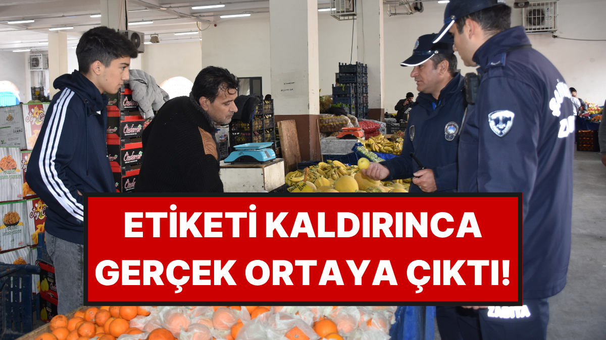 Pazarcının Hilesini Zabıta Ortaya Çıkardı: 1 Hafta Satış Yapamayacak