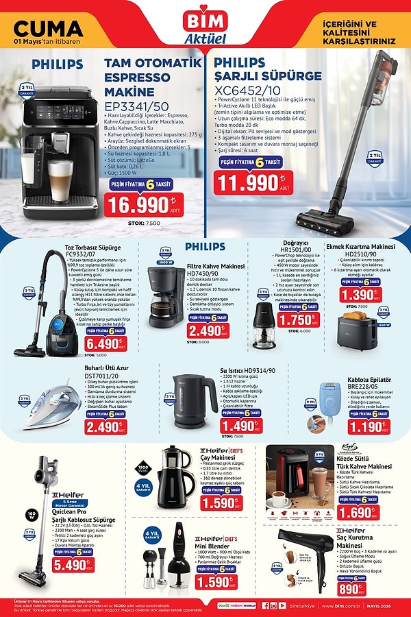 Philips Tam Otomatik Espresso Makinesi 16.990 TL