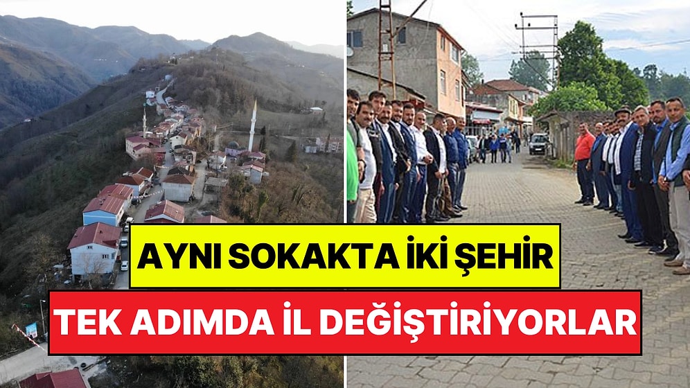 Birkaç Adımda İl Değiştiriyorlar: Bu Sokakta Şehir Dışına Çıkmak 2 Saniye Sürüyor!