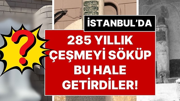 Beykoz’daki 285 Yıllık İshak Ağa Çeşmesi’ni Kimin Söktüğü Ortaya Çıktı