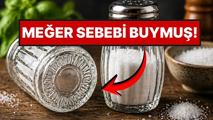 Neden Tuzlukların Altında Tırtıklı Desenler Var?