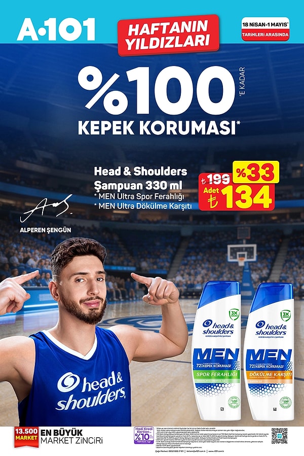 Head & Shoulders Şampuan 330 ml 134 TL
