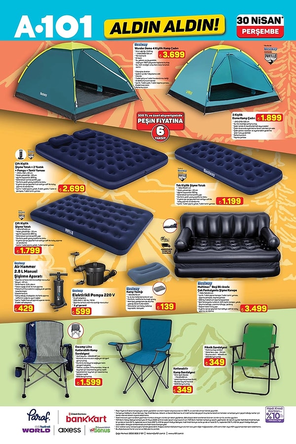 Bestway Wender Dome 4 Kişilik Kamp Çadırı 3.699 TL