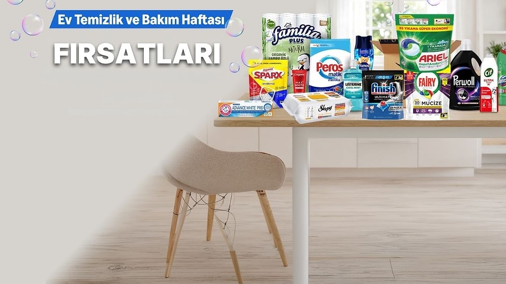 Ev Temizlik ve Bakım Haftası: Temizlikten Kişisel Bakıma Kaçırılmayacak Fırsatlar