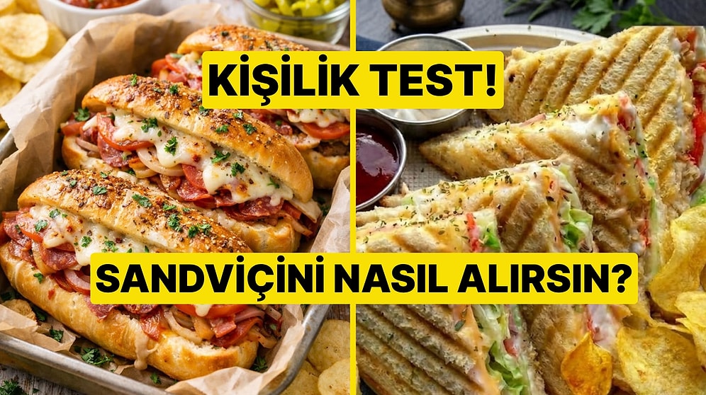 Hazırladığın Sandviçe Göre Karakter Yapın!