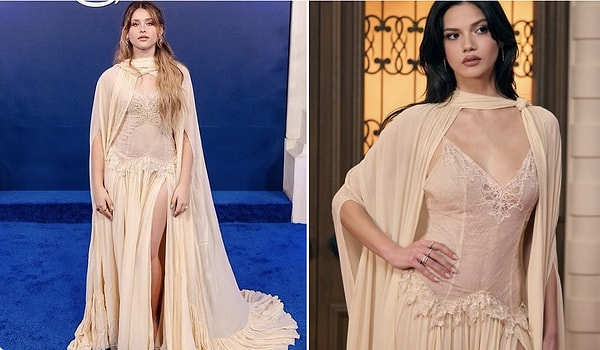 This time, the successful actor is making headlines not with her role, but with her style! Eylül Lize Kandemir and the Spanish actor Nicole Wallace have been pitted against each other on social media due to the similar outfits they chose to wear at the events they attended.