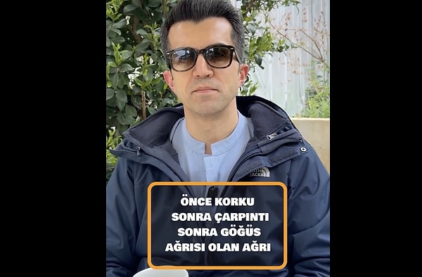 "Ani başlayan ve hızlı yükselen bir ağrı varsa veya kararsız kalınıyorsa öncelikle kalp ağrısı akla gelmelidir." diyen doktor göğüs ağrılarının sebeplerini şöyle sıraladı;