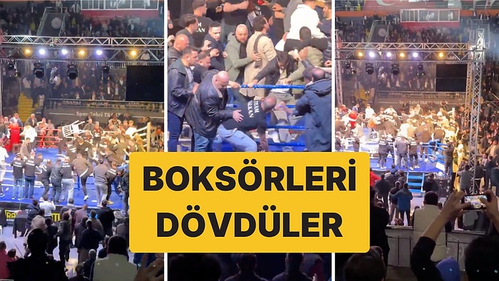 Trabzon'da Olaylı Boks Maçı: Seyirciler Ringe Çıkıp Boksörleri Dövdü