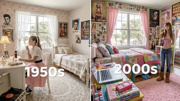 A Different World Every Decade: The Evolution of Teen Girl Bedrooms Since the 1950s