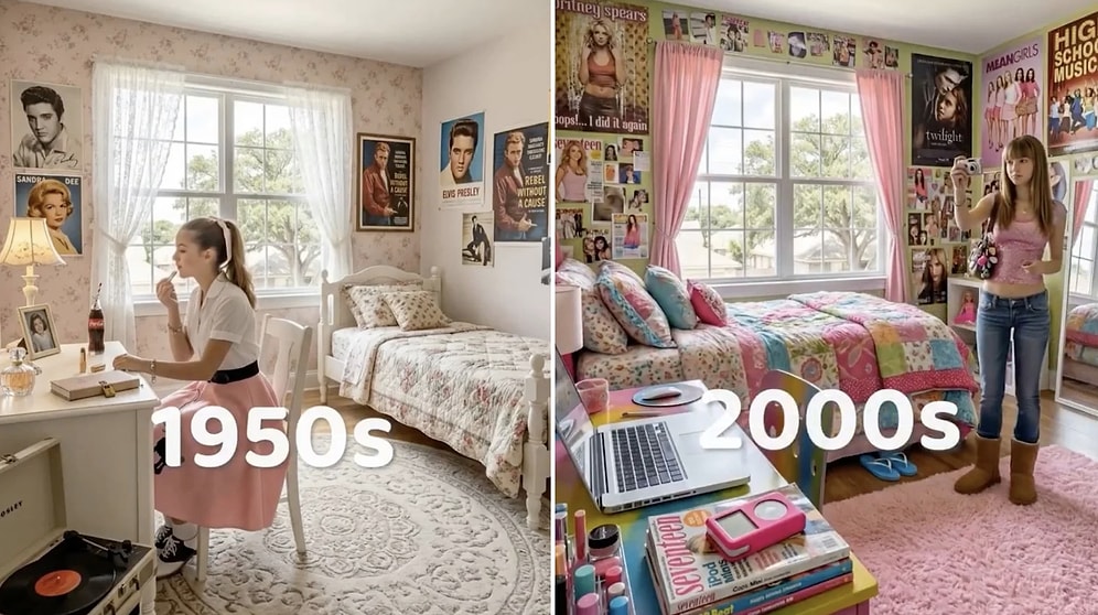 A Different World Every Decade: The Evolution of Teen Girl Bedrooms Since the 1950s