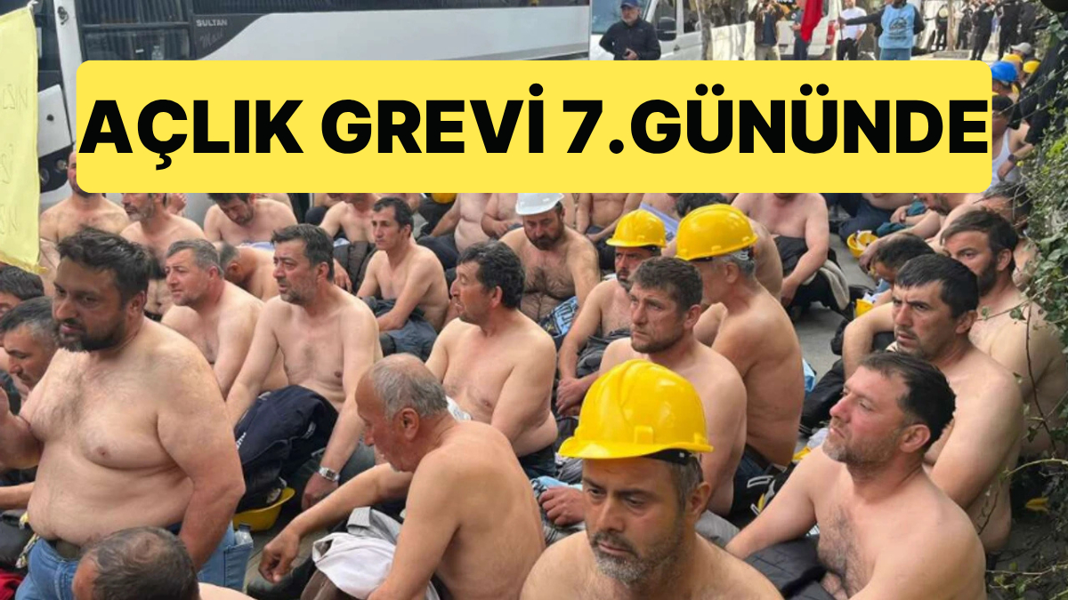 Maden İşçilerinin Grevi 7.Gününde: Madenciler Artık Konuşmakta Güçlük Çekiyor