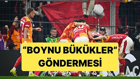 Galatasaray'dan Maç Sonunda Fenerbahçe'ye "Boynu Bükükler" Göndermesi Geldi