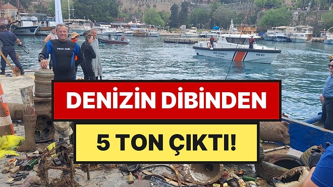 Denizden Çıkanlar Şoke Etti: 38 Dalgıç Dibe İndi, Tam 5 Ton