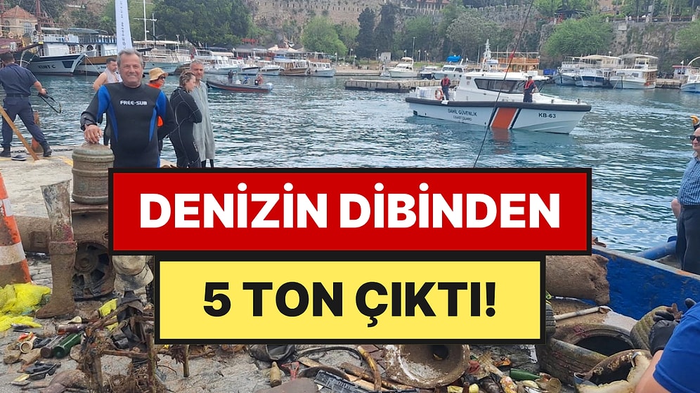 Denizden Çıkanlar Şoke Etti: 38 Dalgıç Dibe İndi, Tam 5 Ton
