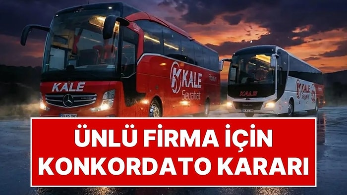 Ulaşım Sektöründe Konkordato Şoku: Ünlü Seyahat Firması Kale İçin Kritik Süreç Başladı