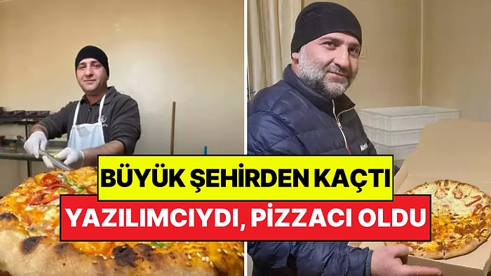 Yazılımcıydı, Pizzacı Oldu: Büyük Şehrin Stresinden Kaçarak Hayalindeki İşe Başladı