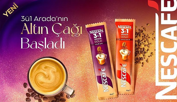 Kahve Molalarına Yeni Eşlikçi: NESCAFÉ 3ü1 Arada Gold