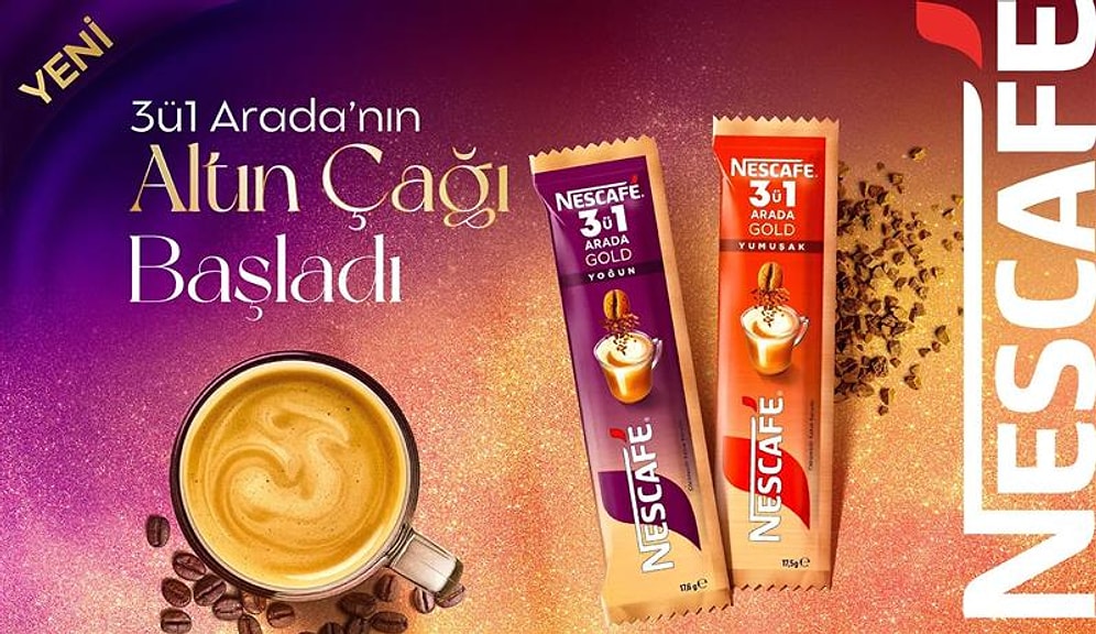 Kahve Molalarına Yeni Eşlikçi: NESCAFÉ 3ü1 Arada Gold