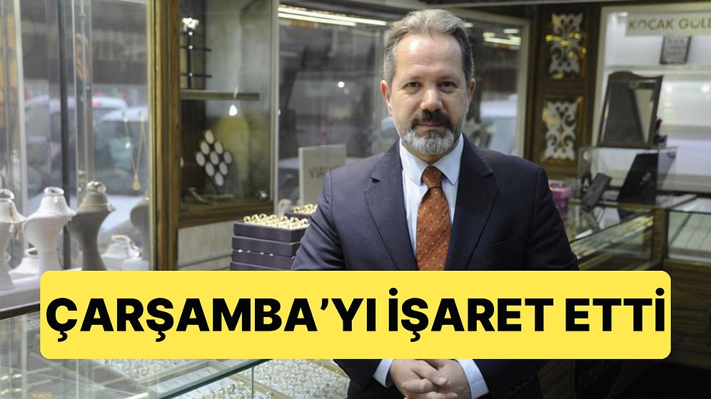 İslam Memiş Altın Fiyatlarıyla İlgili Çarşamba Gününü İşaret Etti