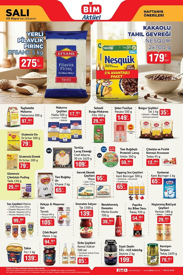 Efsane Yerli Pilavlık Pirinç 5 Kg 275 TL