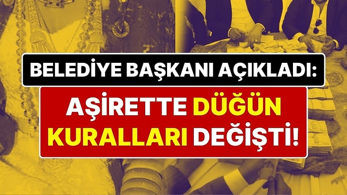 Aşiret Düğünü Kuralları Değişti: Artık Kilolarca Altın, Günlerce Düğün Olmayacak!