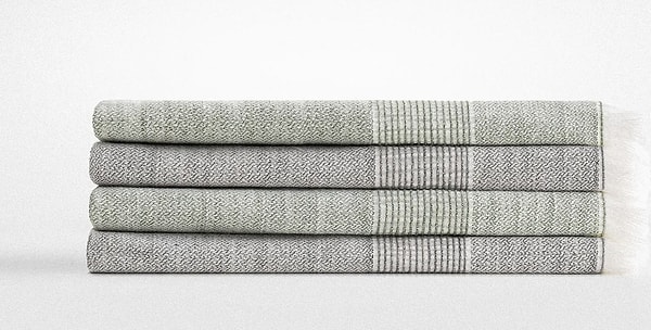 Hasna Havlu Seti, banyonuza organik pamuk kalitesini getiriyor.