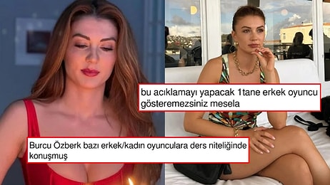 Burcu Özberk’in Genç Oyunculara Destek Açıklaması X’te Alkışları Topladı