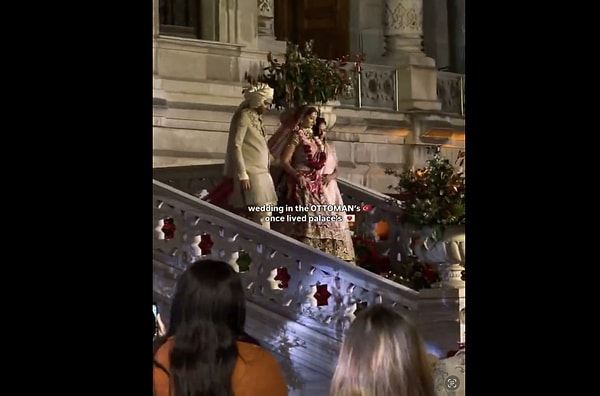 Hint düğünlerinin ihtişamına ihtişam katmış!