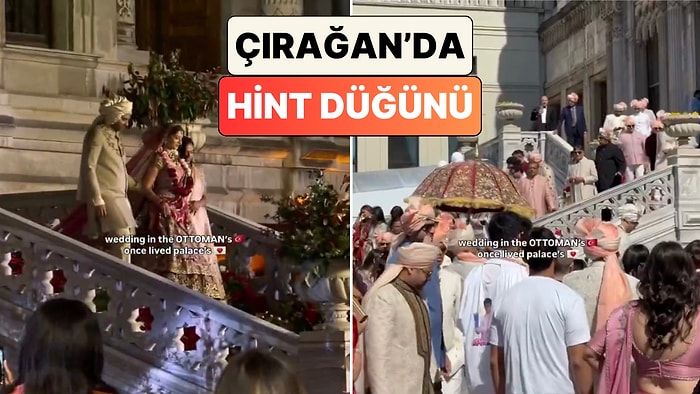 Çırağan Sarayı'nda Gerçekleştirilen Hint Düğünü Her Detayıyla Dikkat Çekti